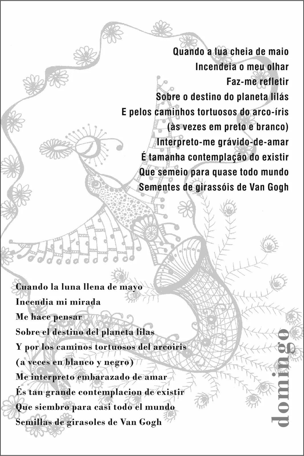 Mais amor, por favor...
